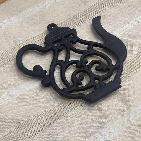 قاعدة قوري حرارية معدنية | Iron Teapot Mat