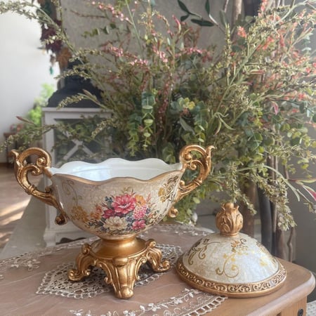 حافظة دائريه رويال متعددة الاستخدام بالغطاء لون بيج | Royal Beige Case with Cover