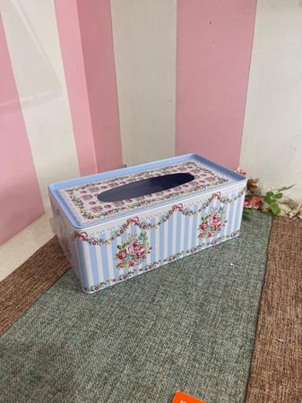 علبة مناديل معدنية |Tin Tissue Box Size:-25x13x9 cm