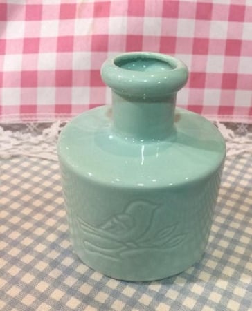 فازة زرع | Blue Greeen Round Vase