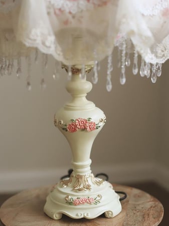 ابجوره حجم وسط مقاس 60 سم | Resin Table Lamp Size 60 cm
