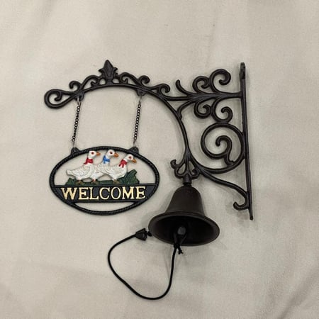 جرس زاوية معدنية  | Iron Decoration Bell