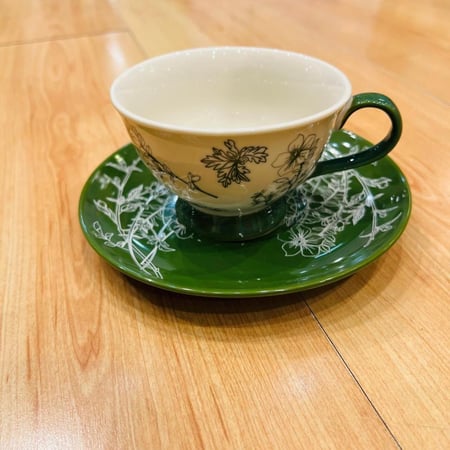 كوب شاي وصحن 220 مل |Tea Cup & Saucer 220 ml