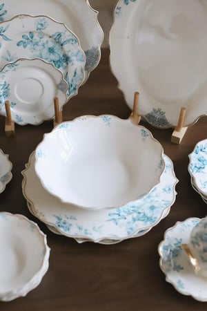 طقم سفره للعشاء مكون من 32 قطعه