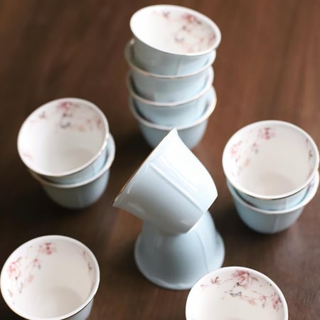 طقم 12 فنجال قهوة عربية | Arabic Coffee Cup Set