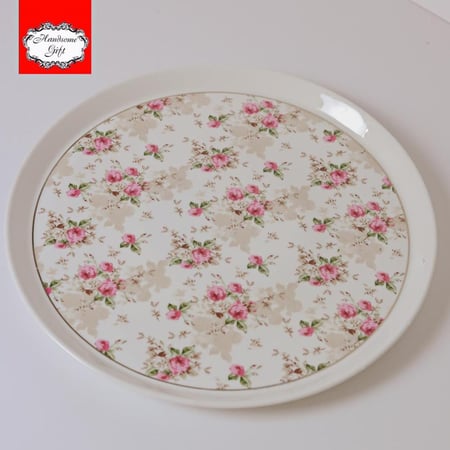 صينية تقديم دائريه | Round serving tray