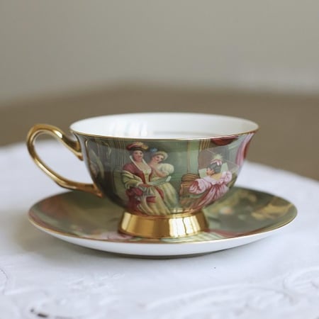 كوب شاي وصحن 220 مل |Tea Cup & Saucer 220 ml