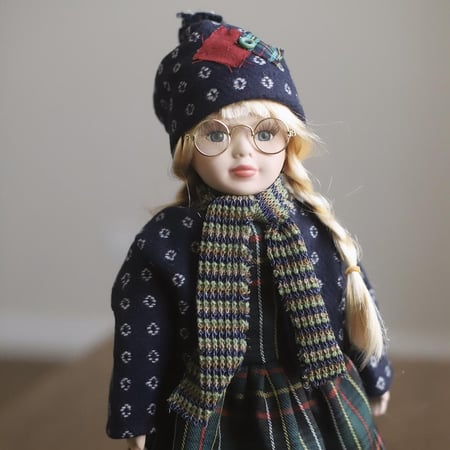 عروسة سيراميك فيكتورية مقاس 40 سم | Ceramic Doll