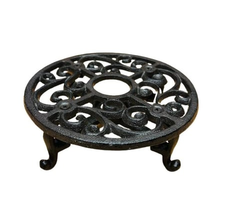 قاعدة تسخين معدنية دائرية |  Iron Round Stove  Size:13x18x7 cm
