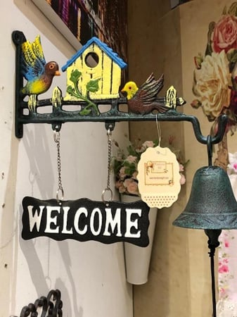 جرس زاوية معدنية  | Iron Decoration Bell