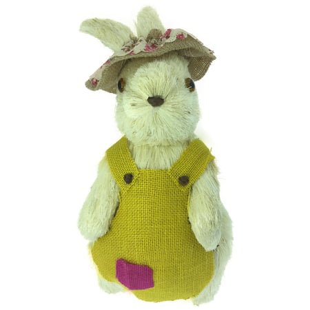 ارنب القش جاكيت وردي اصفر | Straw bunny yellow pink jacket