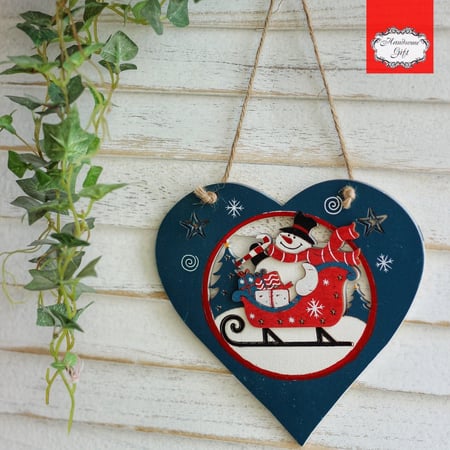تعليقة ديكور شتوية مقاس 16*16 سم | Winter decor  Size 16*16cm