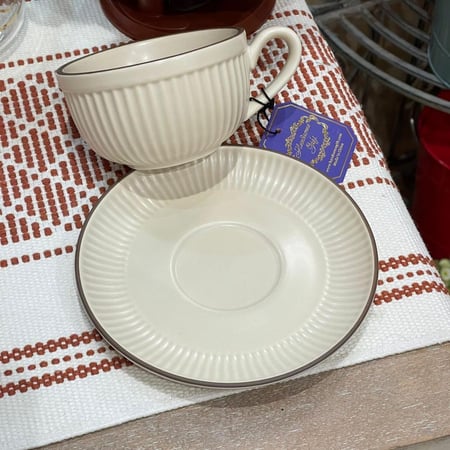 كوب شاي وصحن 220 مل |Tea Cup & Saucer 220 ml