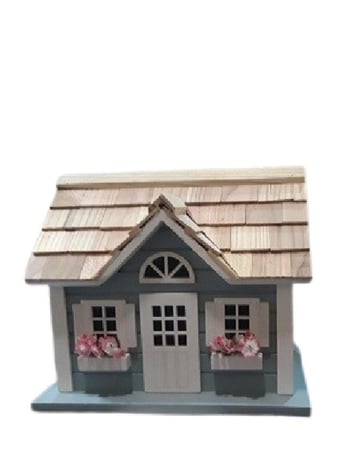 كوخ ديكور خشبي | Decoration Wooden Cottage Size:-19x22x16 cm