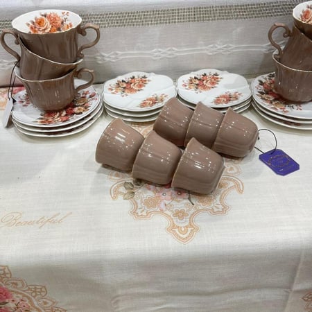 طقم اكواب شاي واكواب قهوة بخصم اضافي