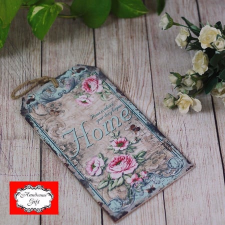 لوحة جدارية خشبية مقاس 13*23 سم | Wood Decoration Board