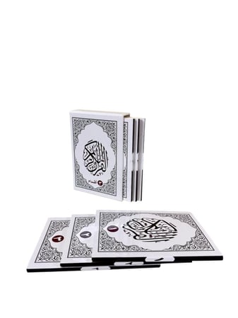 مصحف (3 اقسام) جوامعى 20×28 داخل علبه سلفان (مجمع) (مصحف المدينه)