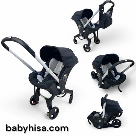 عربية كارسيت 4 في 1 - اسود