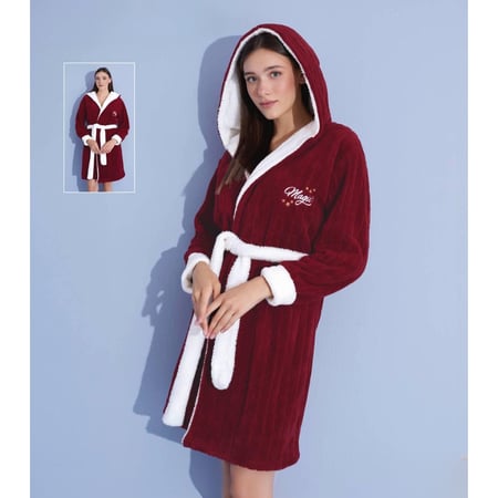 روب نسائي نبيتي بحزام ابيض