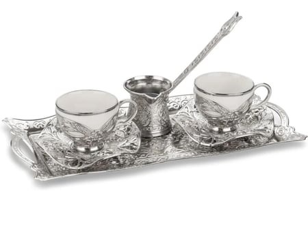 طقم تقديم القهوة التركية