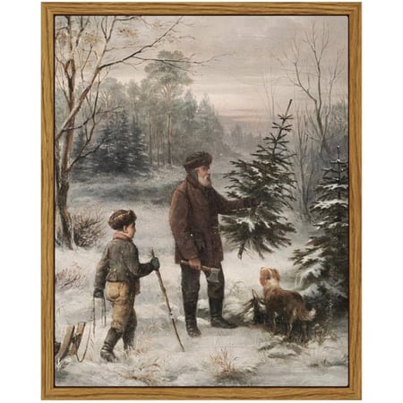 لوحة "رحلة شتوية "