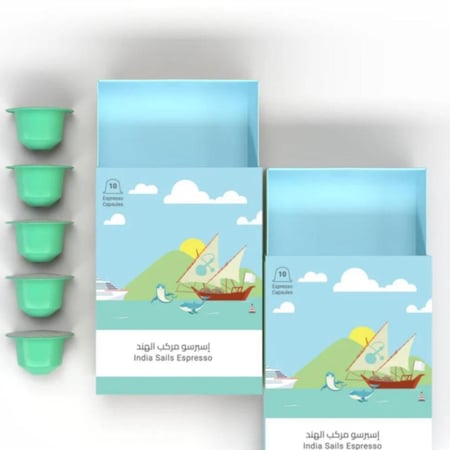 سلالات القهوة-كبسولات مركب الهند