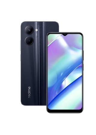 جوال ريلمي C33 جيجا  128 + 4 جيجا اسود