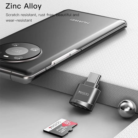 GS-19 OTG وصلة قارئ بطاقة الذاكرة TF من تايب C،