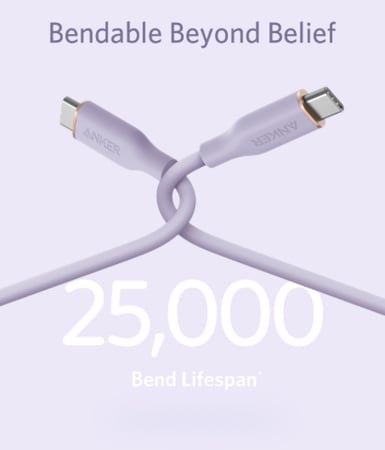 كيبل باور لاين فلو تايب سي الى تايب سي 1.8 م - ارجواني