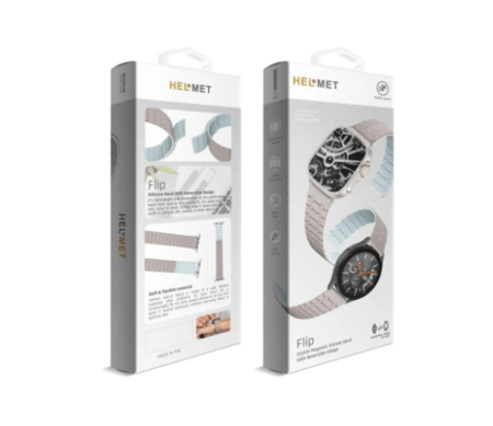HELMET ⛑ سير ساعة من هيلمت سيلكون مغناطيس بالكامل