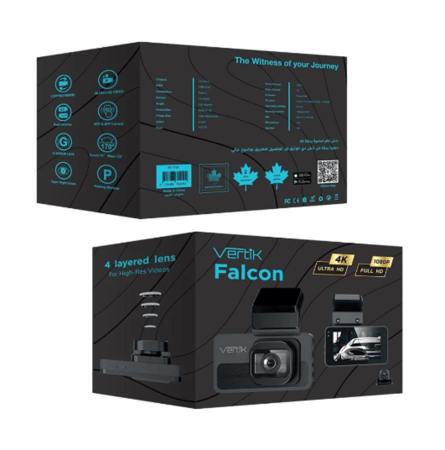 داش كام كاميرا للسيارة من نوع Vertik Falcon