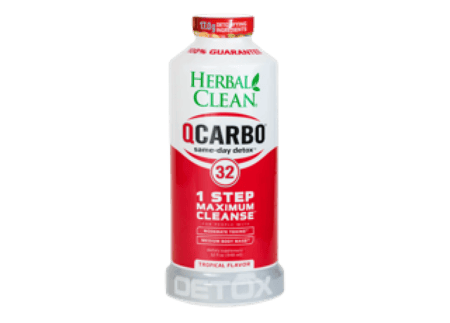 منظف السموم كيو كاربو QCarbo 32 لتنظيف الجسم قبل تحليل المخدرات في الس