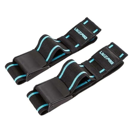 أزواج أحزمة تدريب من لايف برو LP8096 باللون الأسود