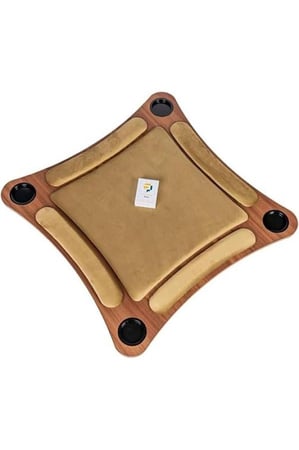 طاولة بلوت 75*75 سم وسط جرس فاخر