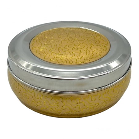 تمرية مزخرفة ذهبي مقاس