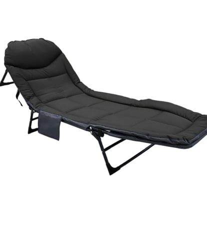 سرير رحلات ناعم قابل للطي بمخدة