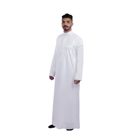 ثوب الأصيل رجالي: أزرار (ساده)