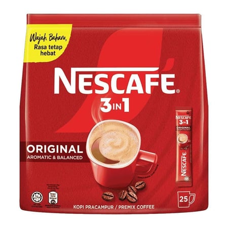 نسكافيه 3*1 ماليزي 25 ظرف