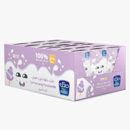 حليب نادك نكهة قطن 125 ملي 18 حبة