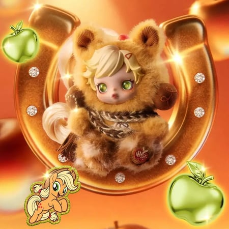 SKULLPANDA × My Little Pony Series Plush Doll Pendant