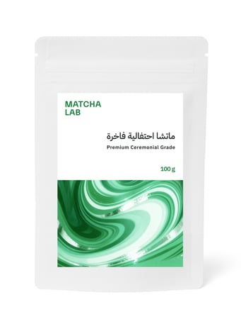 ماتشا لاب ماتشا درجة إحتفالية فاخرة 100 جم | MatchaLab Premium Ceremonial Grade Matcha 100 Gm