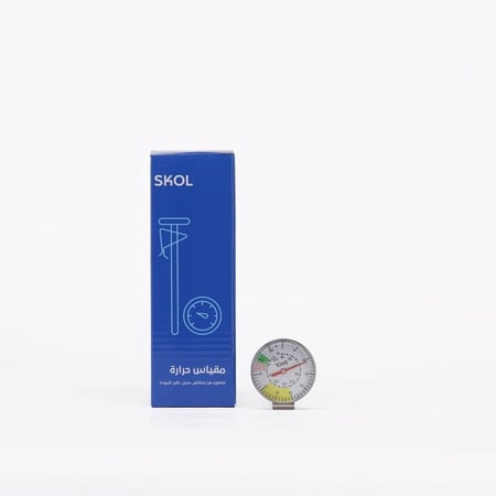 سكول ثرمومتر ستانلس ستيل بمؤشر | SKOL Stainless Steel Dial Thermometer