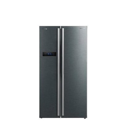 ثلاجة باناسونيك، بابين، 588 لتر، 21 قدم، فضي - موديل NR-BS780MSSA