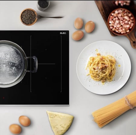 فرن سطح إلبا، 5 شعلة لمس، 90 سم - موديل EIN 905-XF