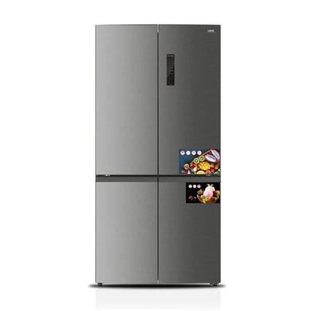 ثلاجة دولابي هام، 4 أبواب، 14.2 قدم، انفرتر، ستيل - موديل HM710SSD-O23INV