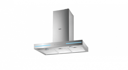 شفاط ستيل إلبا، 90 سم، حرف T، قوة 1100، LED - موديل PCH6191TS