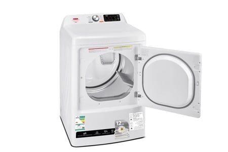 نشاف ملابس هام، 12 كيلو، 10 برامج، تبخير، أبيض - موديل HMDR120W-24AM