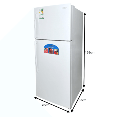 ثلاجة سوبر كلاسيك، 410 لتر، 14.40 قدم، ابيض