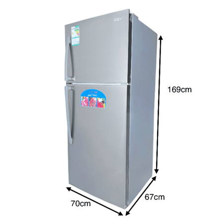 ثلاجة سوبر كلاسيك، 410 لتر، 14.40 قدم، فضي