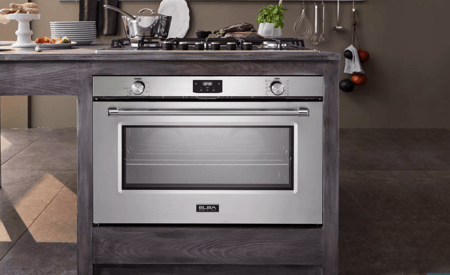 فرن غاز إلبا، 90 سم، 10 وظائف، سعة 141 لتر - موديل AS ELIO G92 ICK
